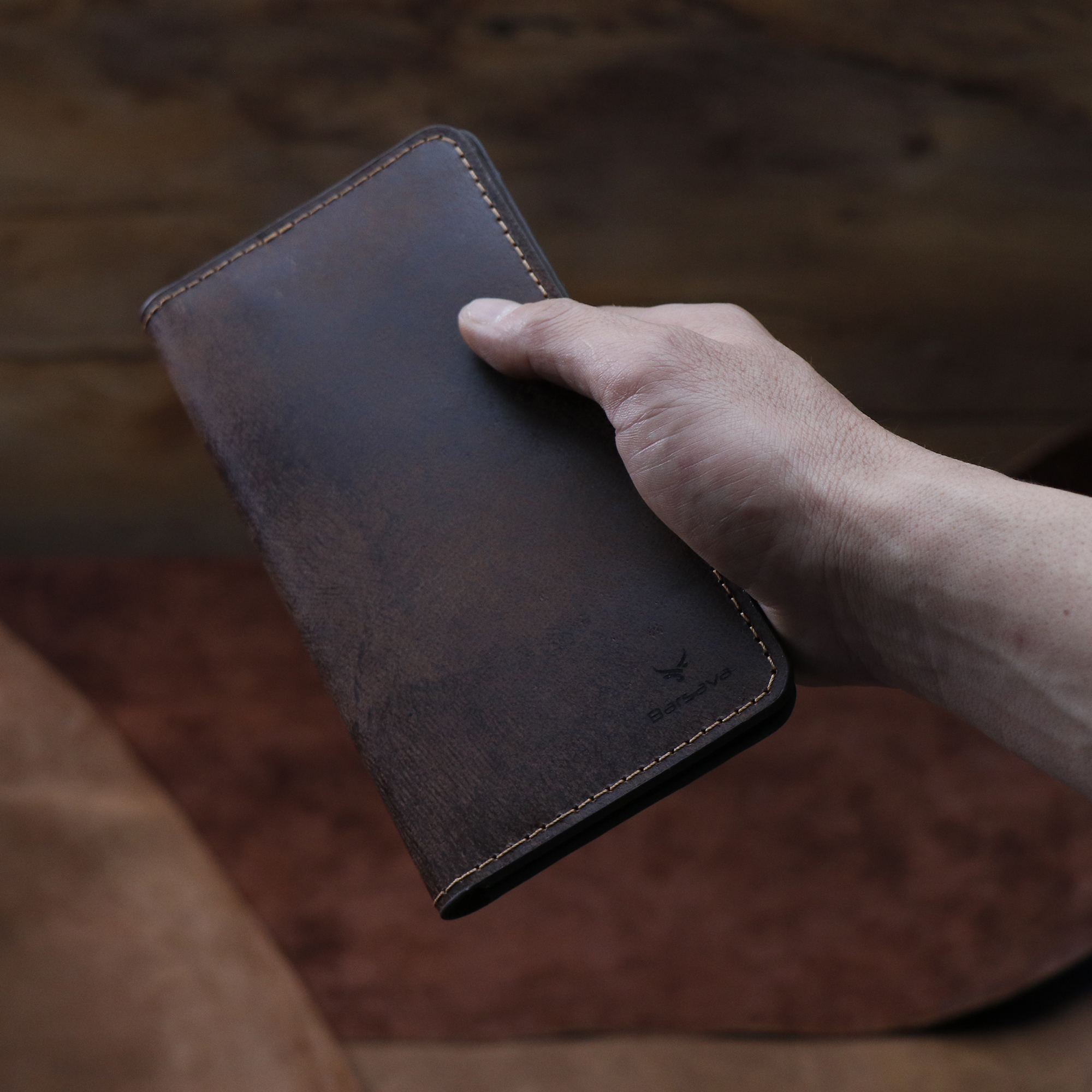 کیف پول مردانه چرم بارثاوا مدل 1501