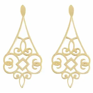 گوشواره طلا 18 عیار زنانه الن نار مدل ME0637