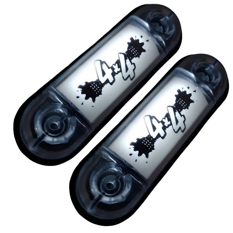 چراغ خطر بغل خودرو طرح۴×۴ مدلw-12v بسته ۲عددی