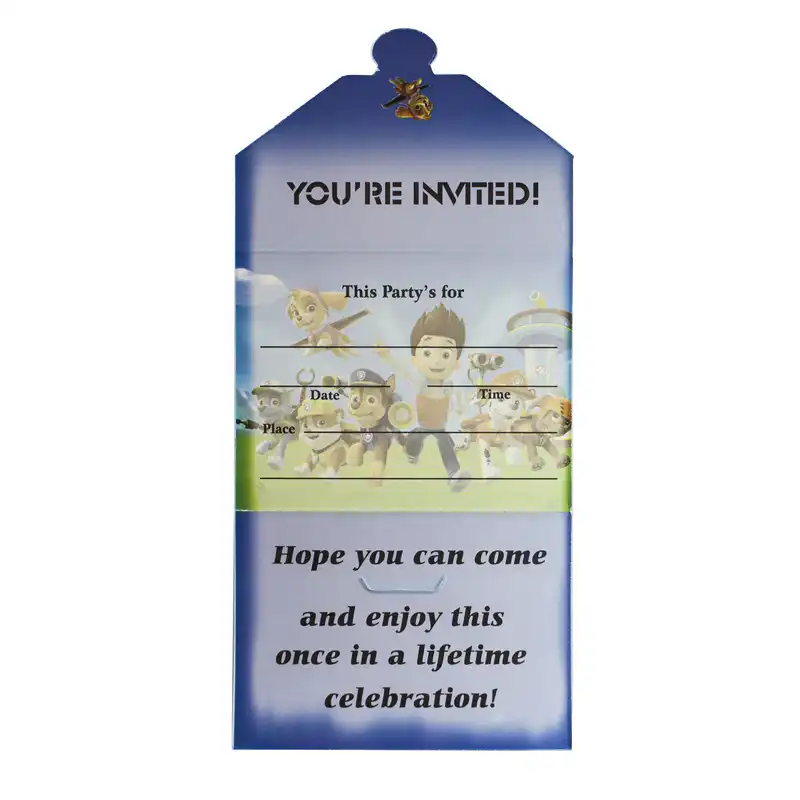 کارت دعوت مدل سگ نگهبان  بسته 10 عددی