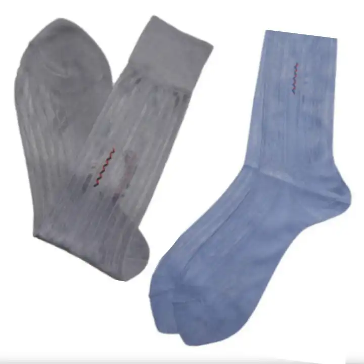 جوراب ساق بلند مردانه مدل ابریشمی چینی مجموعه 4 عددی