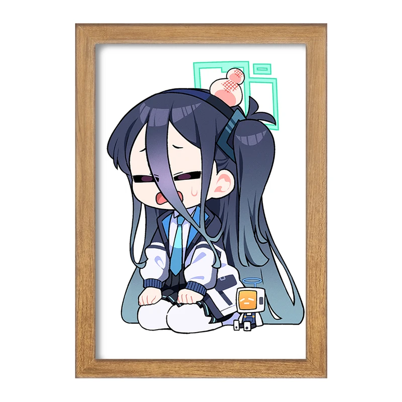 تابلو خندالو مدل بازی آرشیو آبی (Blue Archive) کد 34349