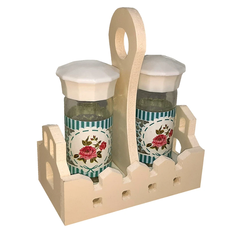 ست جای ادویه 2 پارچه کد WGW-1006
