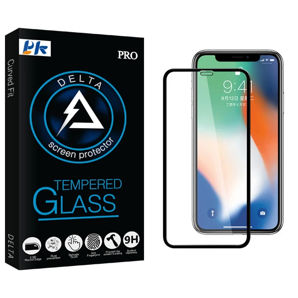 محافظ صفحه نمایش پی کی مدل Delta مناسب برای گوشی موبایل اپل Iphone X
