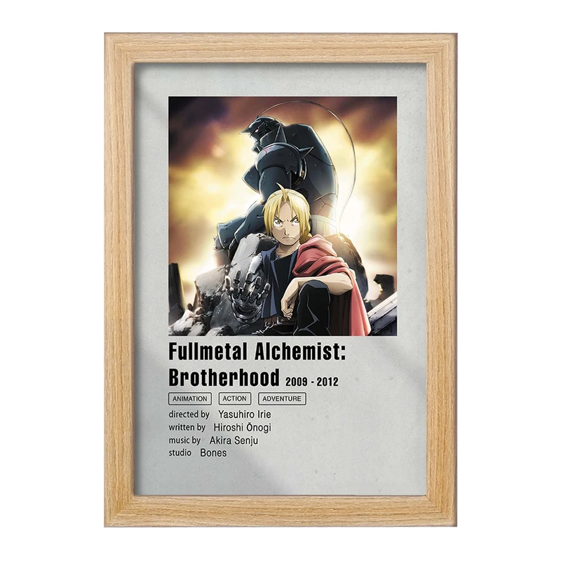 تابلو خندالو مدل انیمه کیمیاگر تمام ‌فلزی کد F11260