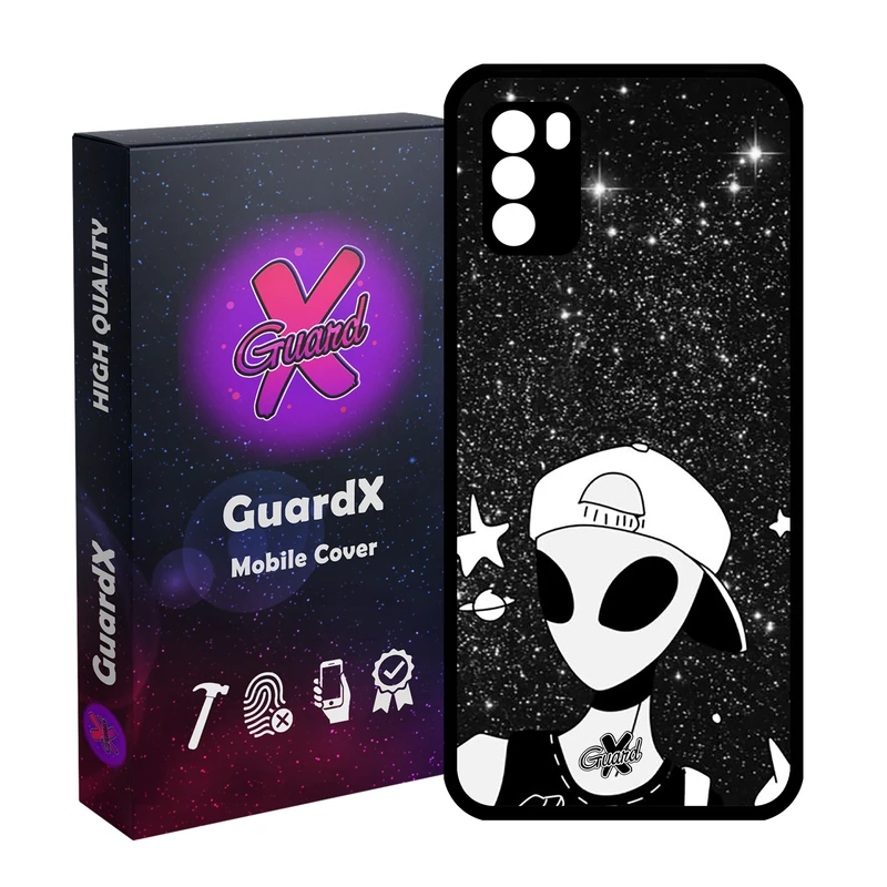 کاور گارد ایکس طرح Alien مدل Glass10307 مناسب برای گوشی موبایل شیائومی Poco M3