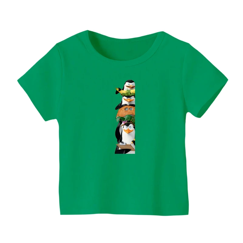 تی شرت آستین کوتاه بچگانه مدل ماداگاسکار