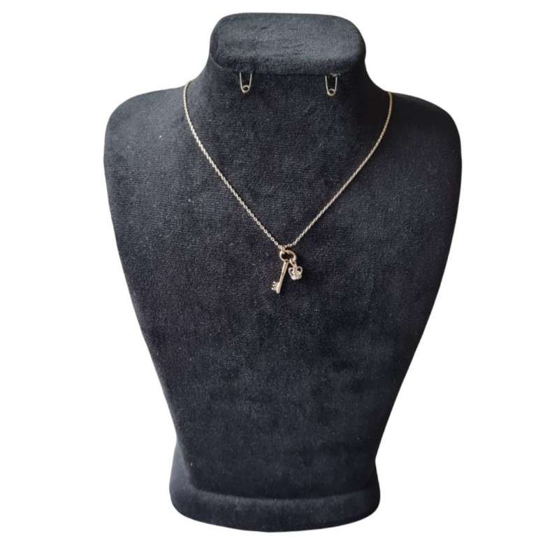 گردنبند زنانه ژوپینگ مدل کلید تاج