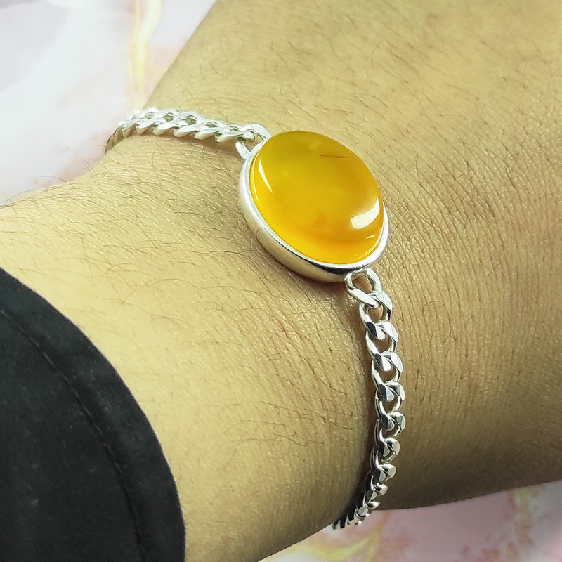 دستبند نقره زنانه سلین کالا مدل شرف الشمس کد Mps-8