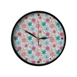ساعت دیواری مدوپد طرح باغ گل مدل PAT00248