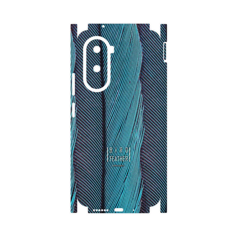 برچسب پوششی ماهوت مدل Turquoise feathers-FullSkin مناسب برای گوشی موبایل شیائومی Poco M7 4G