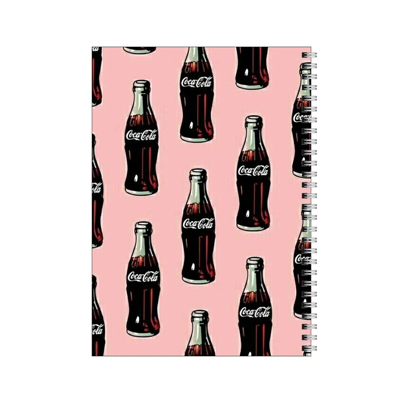 دفتر مشق 80 برگ بامبیلیپ طرح پترن کوکاکولا کد 2379426