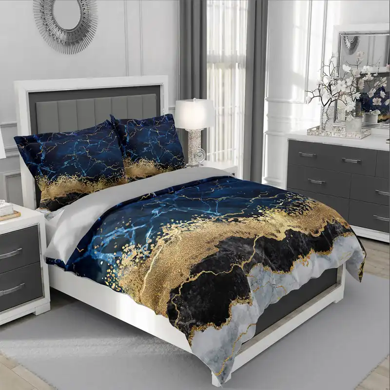 سرویس روتختی مدل ماربل 4389 یکنفره 5 تکه