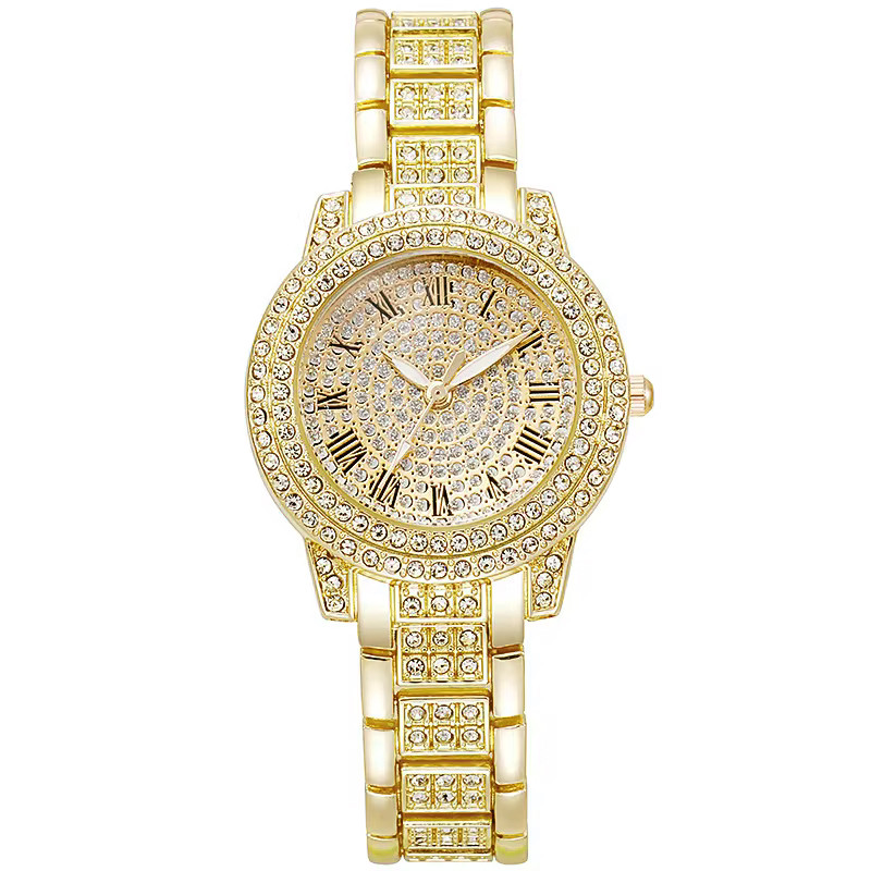 ساعت مچی عقربه ای زنانه مدل الماس لوکس کد TAL01