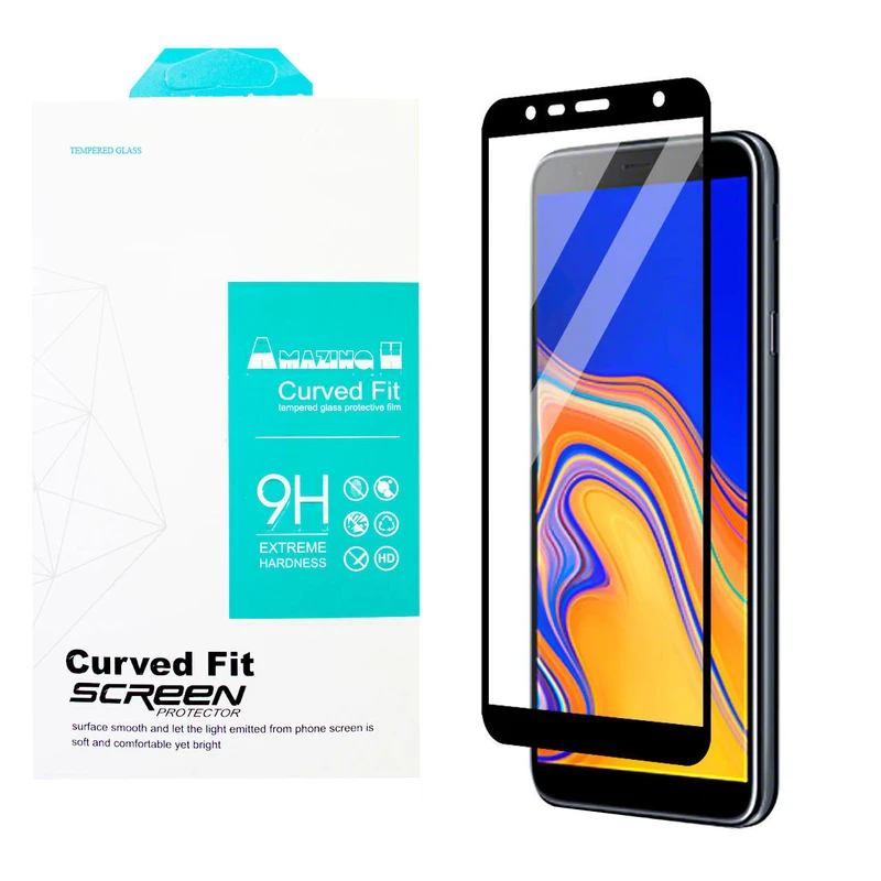 محافظ صفحه نمایش 6D مدل MT7 مناسب برای گوشی موبایل سامسونگ Galaxy J4 Plus 2018