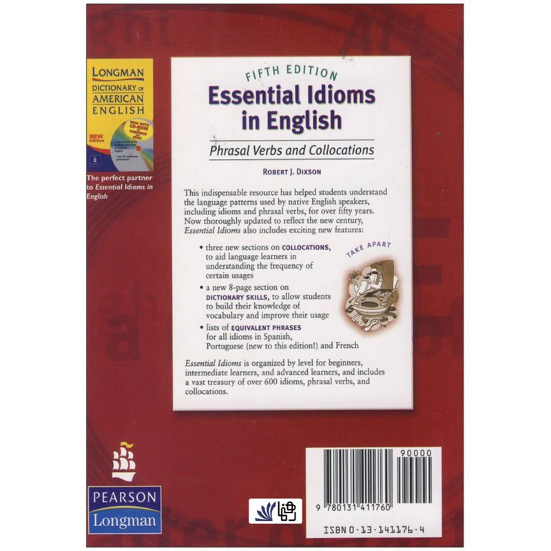 کتاب Essential Idioms in English 5th اثر Robert J.Dixson انتشارات رهنما کتاب Essential Idioms in English 5th اثر Robert J.Dixson انتشارات رهنما