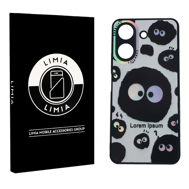 کاور لیمیا مدل فانتزی لنزدار طرح عروسکی شبرنگی مناسب برای گوشی موبایل شیائومی Redmi 13C