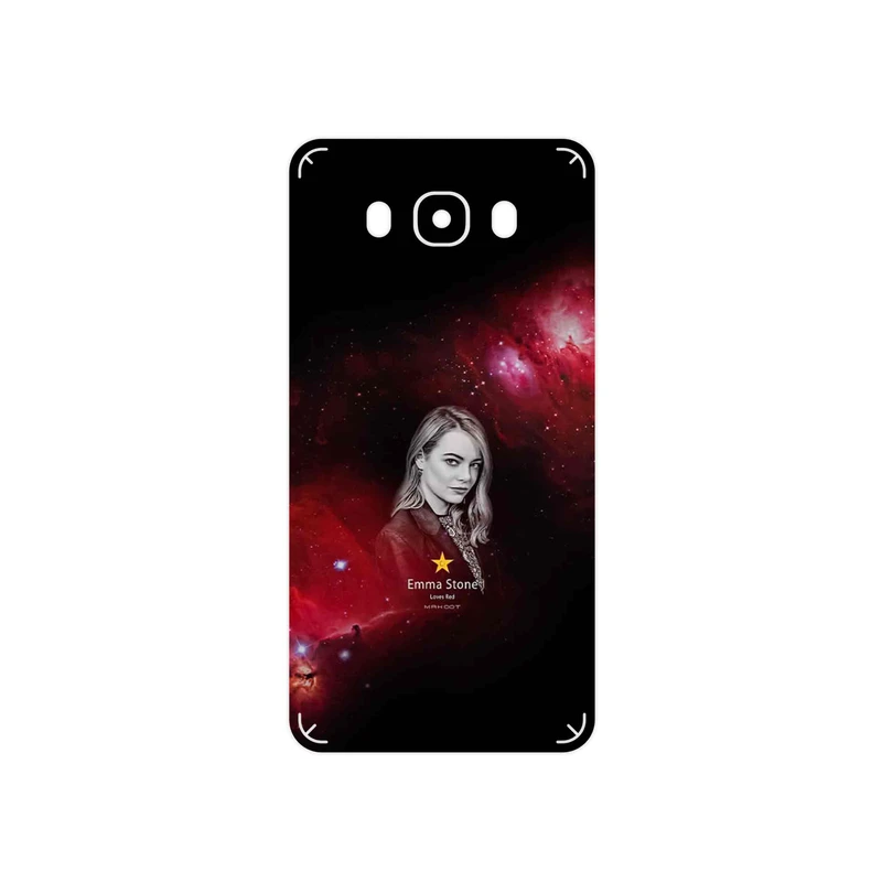 برچسب پوششی ماهوت مدل Emma Stone مناسب برای گوشی موبایل سامسونگ Galaxy J7 2016