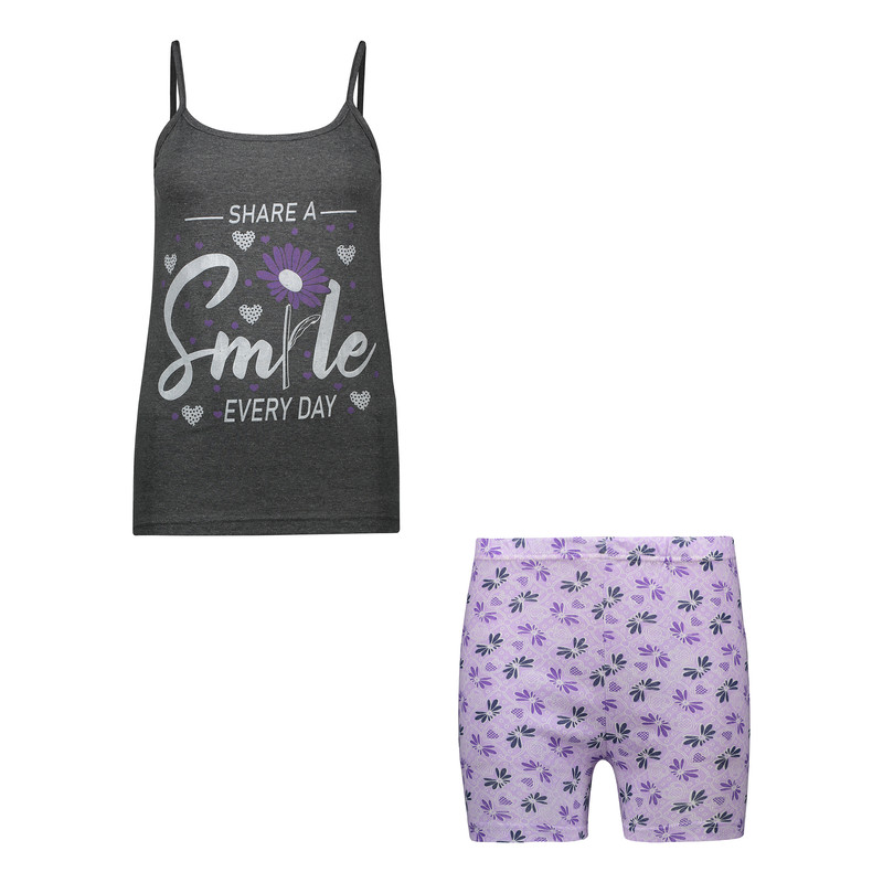 ست تاپ و شلوارک زنانه ایزی دو مدل 473303