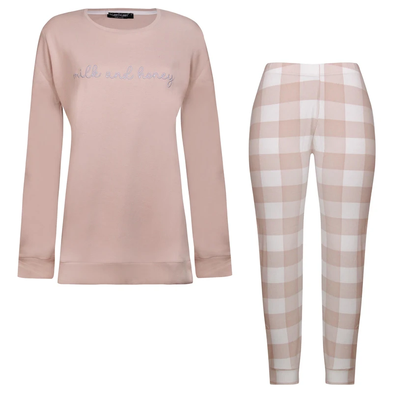 ست بلوز و شلوار زنانه لین مدل نخ پنبه کد 5196-149