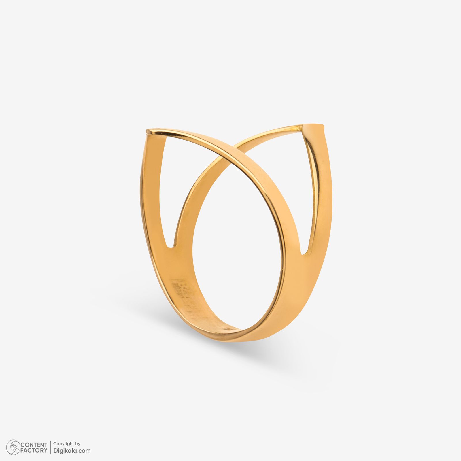 انگشتر طلا 18 عیار زنانه مایا ماهک مدل MR0618 سایز 55 - - 7