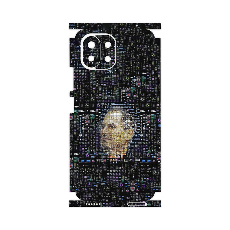 برچسب پوششی ماهوت مدل 2 Collage of Steve Jobs-FullSkin مناسب برای گوشی موبایل شیائومی 11 Lite 5G NE