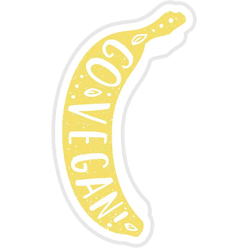 استیکر لپ تاپ طرح Go vegan کد ST768