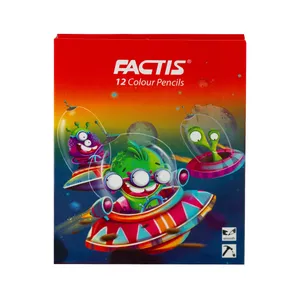 مداد رنگی 12 رنگ فکتیس طرح فضانورد