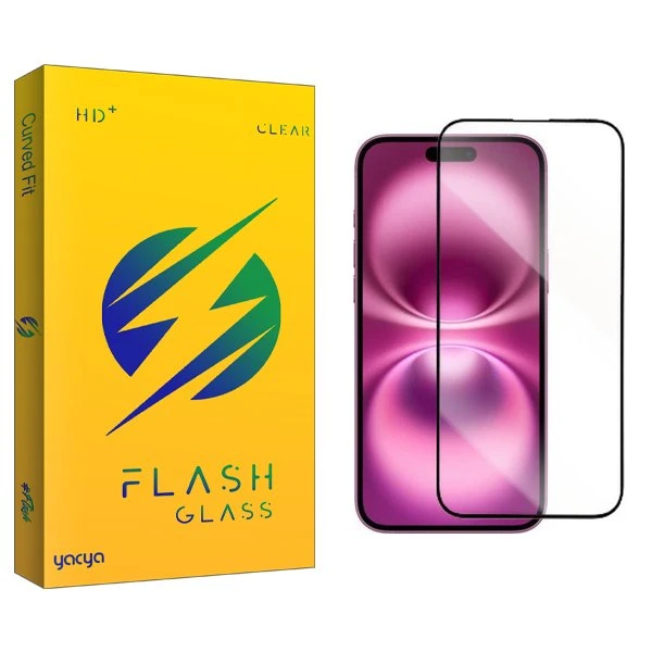 محافظ صفحه نمایش یاکیا مدل Ycanewpkg مناسب برای گوشی موبایل اپل iPhone 16