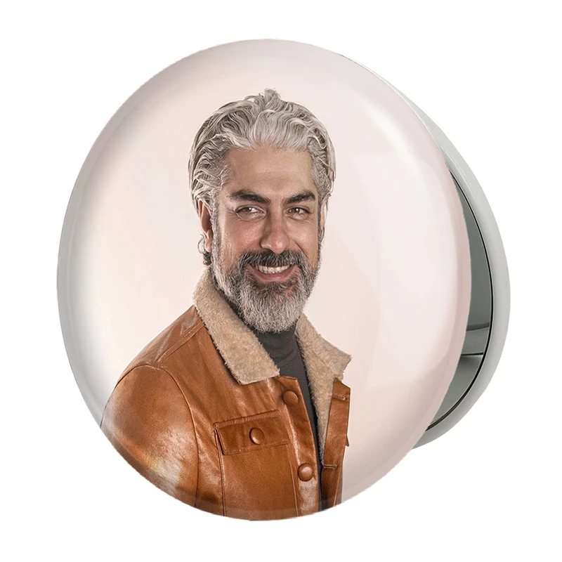 آینه جیبی خندالو طرح مهدی پاکدل مدل تاشو کد 10414 