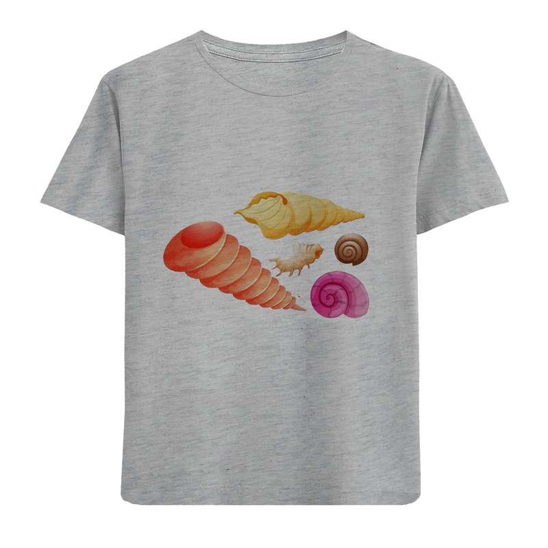 تی شرت آستین کوتاه دخترانه مدل گوش فیل دریایی D396
