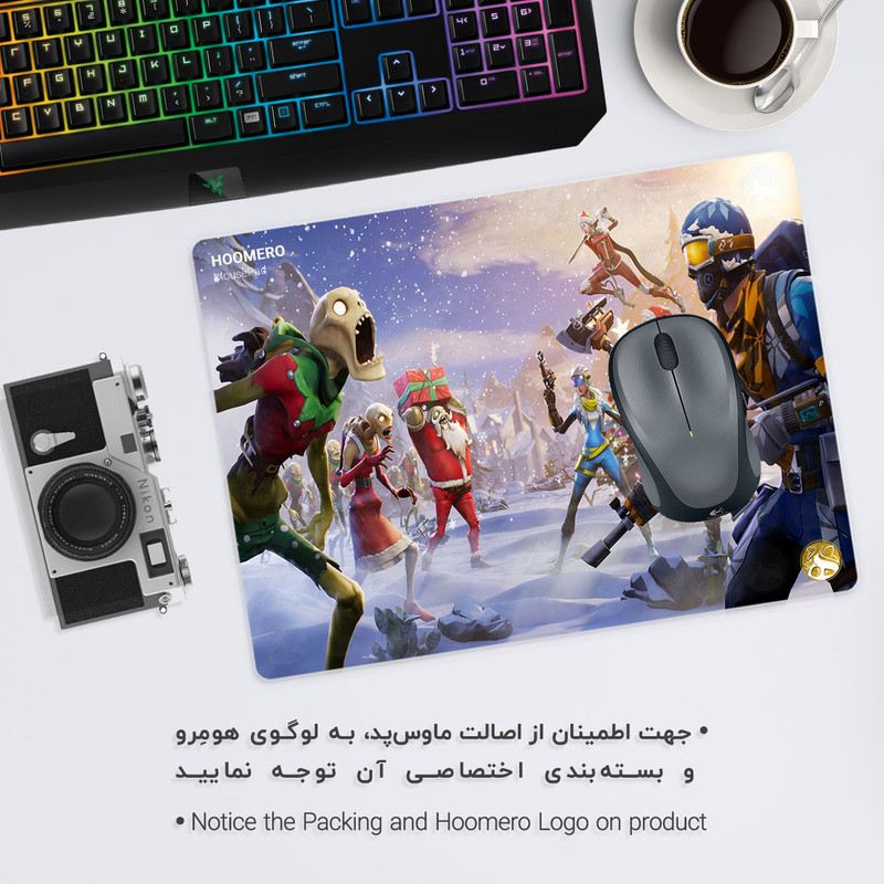 ماوس پد هومرو طرح فورتنایت مدل A1432 1
