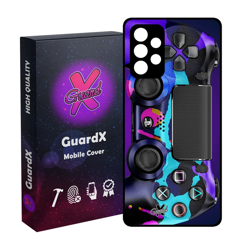 کاور گارد ایکس طرح PS4 Controller مدل Glass10089 مناسب برای گوشی موبایل سامسونگ Galaxy A32 4G