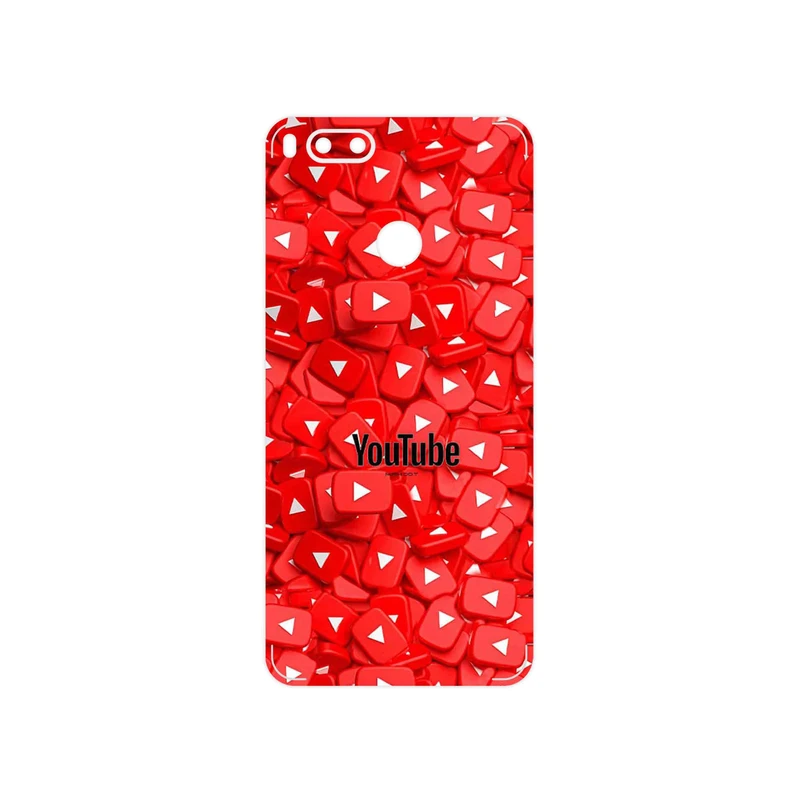 برچسب پوششی ماهوت مدل Youtube مناسب برای گوشی موبایل شیائومی Mi 5X