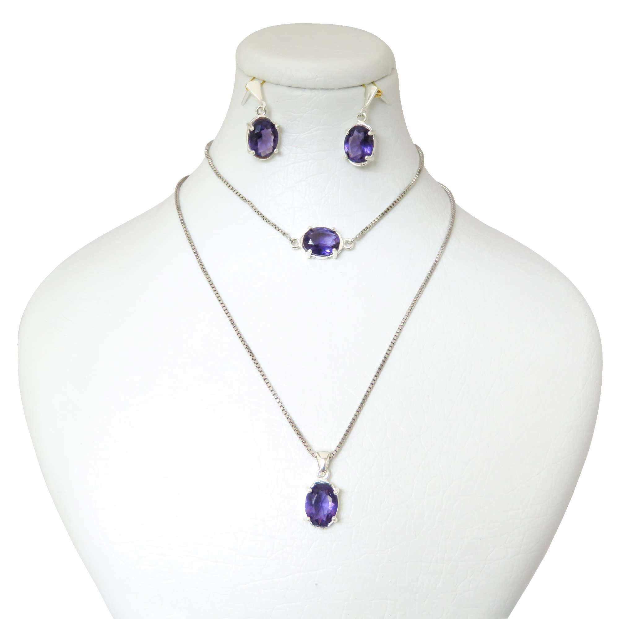 نیم ست نقره زنانه کد AV173D-S10 C4