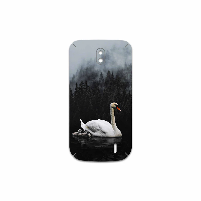 برچسب پوششی ماهوت مدل Swan Lake مناسب برای گوشی موبایل نوکیا 1
