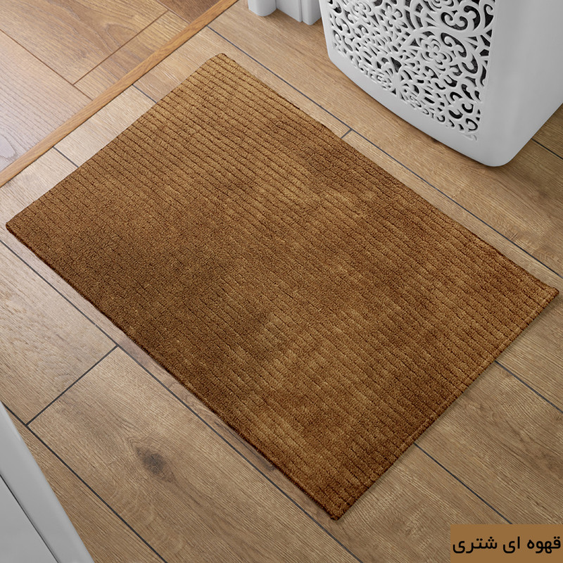 پادری شاران هوم مدل اسفنج دار طرح مخمل راه راه فانتزی سایز 45×70 سانتی متر پادری شاران هوم مدل اسفنج دار طرح مخمل راه راه فانتزی سایز 45×70 سانتی متر