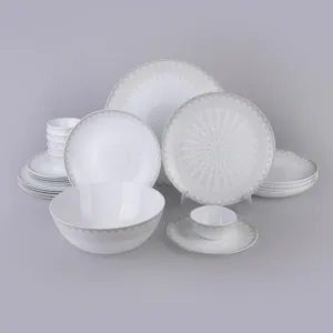 سرویس غذاخوری 26 پارچه دینو طرح دایره کلاسیک مدل 1027