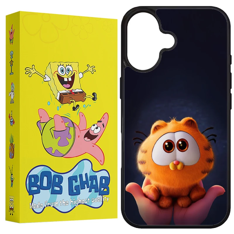 کاور باب قاب طرح گارفیلد مدل B16PL مناسب برای گوشی موبایل اپل iPhone 16 Plus