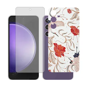 Glass Together model Matte Screen Protector Suitable for Samsung Galaxy A55 Mobile Phone with Back cover sticker