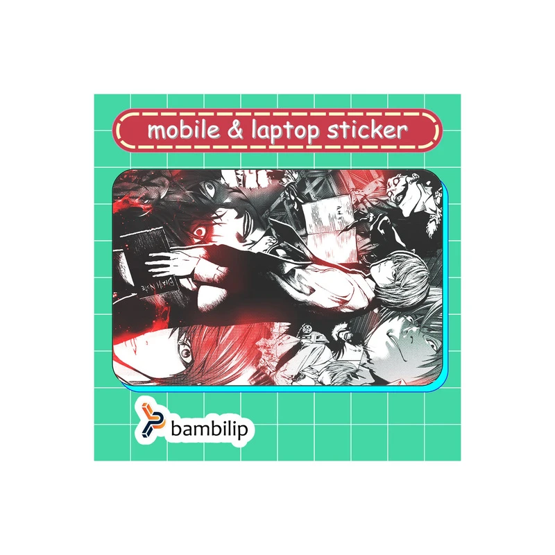 استیکر بامبیلیپ مدل کارت عابر طرح انیمه دفترمرگ کد 5164422
