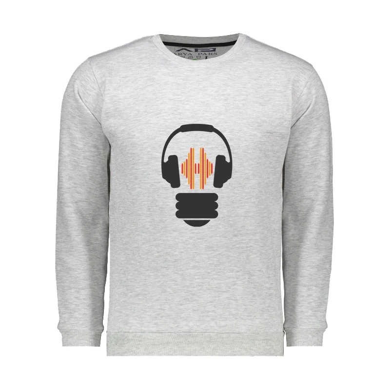 هودی مردانه  آریا پارس مدل یقه گرد داخل کرکی کد 30