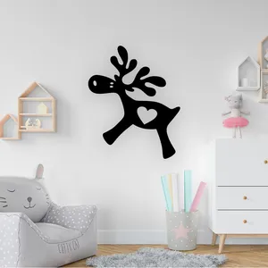 استیکر دیواری کودک مدل گوزن 