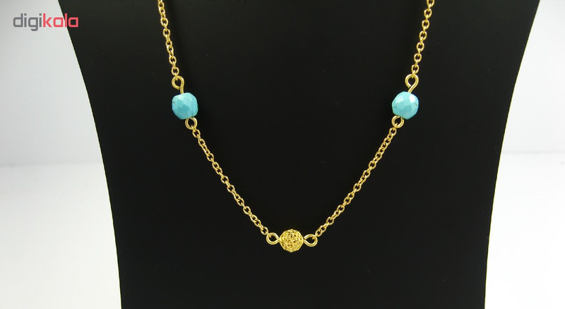 گردنبند طلا 18 عیار زنانه مانچو مدل sfg634