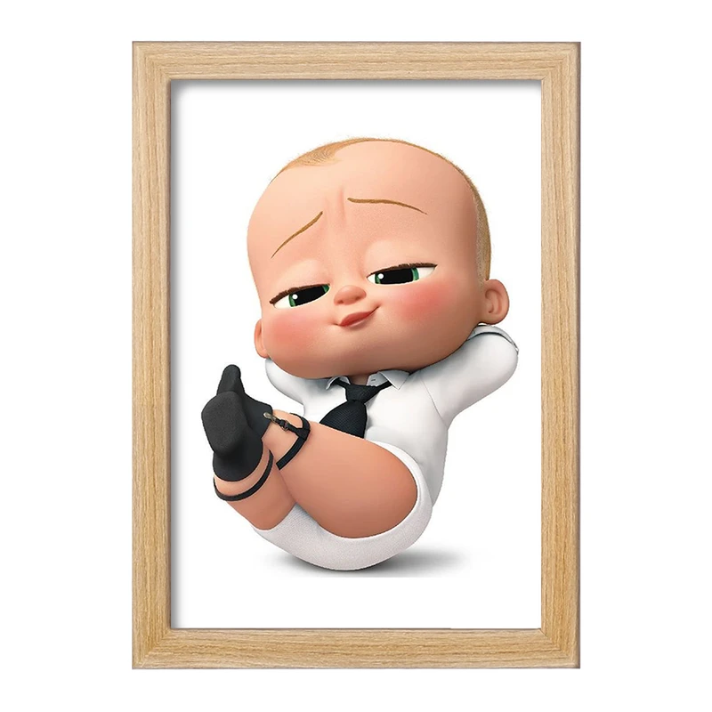 تابلو خندالو مدل انیمیشن بچه رئیس کد 1361