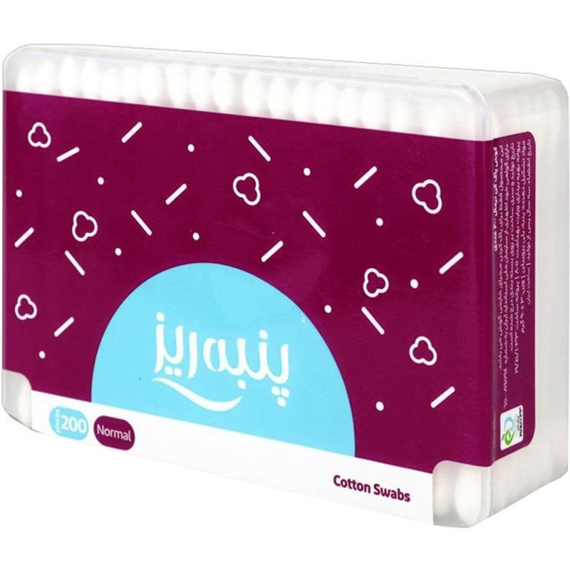 گوش پاک کن پنبه ریز مدل Normal بسته 200 عددی