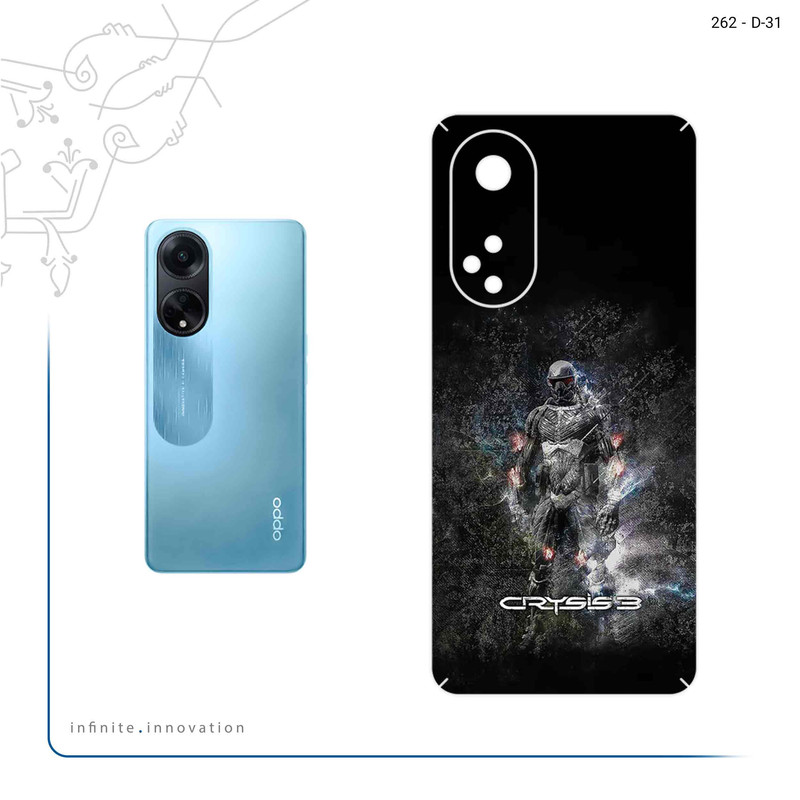 برچسب پوششی ماهوت مدل Crysis مناسب برای گوشی موبایل اپو A98