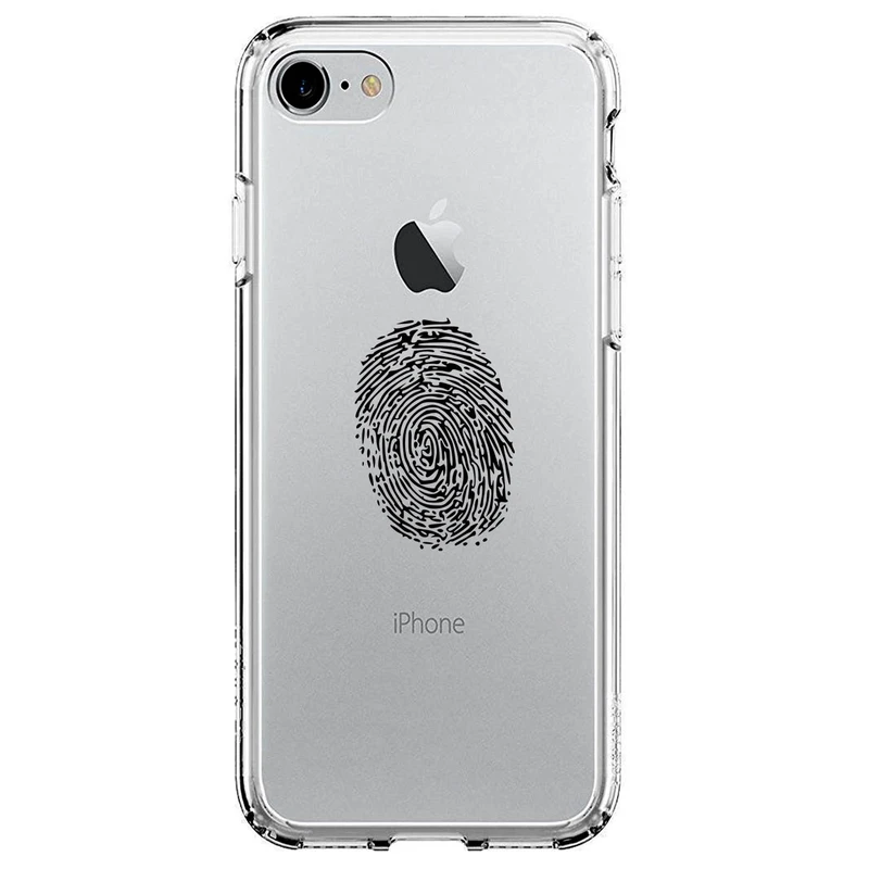 کاور مگافون طرح اثر انگشت مدل C62-B مناسب برای گوشی موبایل اپل iPhone 8