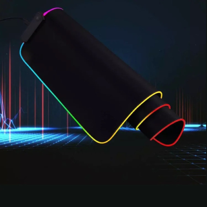 ماوس پد گیمینگ مدل RGB کد GMS_WT_5
