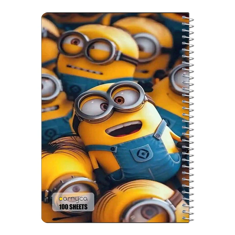 دفتر مشق 100 برگ سیمی کارنیکا طرح من نفرت انگیز Despicable Me کد 47580